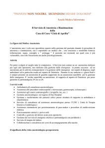 “PRIMUM non nocère, secundum SEDARE DOLOREM” Scuola