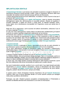 IMPLANTOLOGIA DENTALE