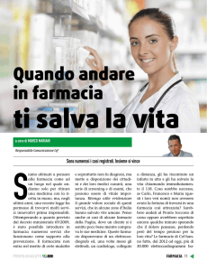 Quando andare in farmacia