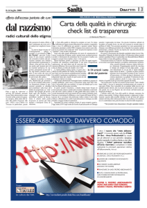 dal razzismo - Unità di gestione del rischio ASL3 Genovese