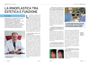 la rinoplastica tra estetica e funzione