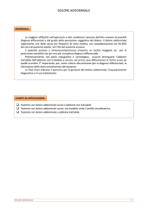 dolore addominale