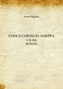 ENRICO CORNELIO AGRIPPA e la sua MAGIA
