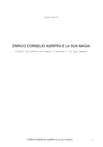 Enrico Cornelio Agrippa e la sua Magia