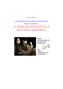 la teoria della relatività e la meccanica quantistica