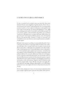 L`ALTRA FACCIA DELLA METAFISICA