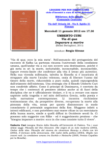 UMBERTO CURI Via di qua Imparare a morire