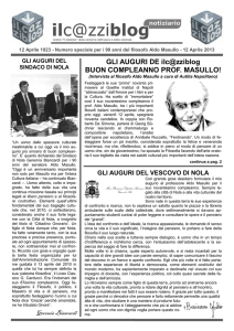 GLI AUGURI DE ilc@zziblog BUON COMPLEANNO PROF