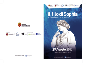 opuscolo FILO SOPHIA (STAMPA)