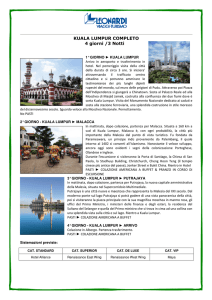 KUALA LUMPUR COMPLETO 4 giorni /3 Notti