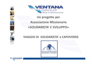 SOLIDARIETA` E SVILUPPO