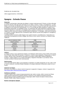 Spagna - Scheda Paese - Il Portale dei Giovani