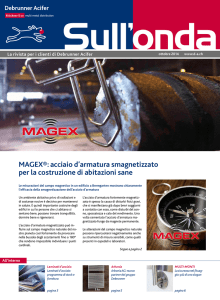 Sull`onda - Acciaio d`armatura amagnetico MAGEX