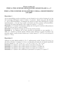 Testo con soluzione - Dipartimento di Fisica