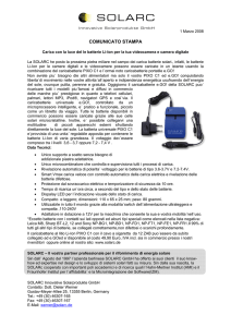 comunicato stampa