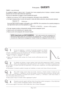 Prima parte: QUESITI Quesito 7 Soluzione: SEGUE A PAGINA