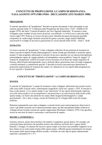 CONCETTO DI PROPULSIONE A CAMPO DI