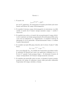 Esecizi: 4 1. Si mostri che per un Kµ oppurtuno. Di conseguenza il