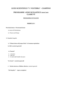 liceo scientifico “v. volterra” – ciampino programmi anno scolastico