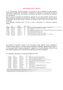 relazione wireshark packet snifferrrr