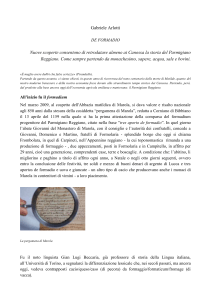 Dal formadio al formaggio: le origini e la differenza col caseo (cacio). Sulle origini del Parmigiano Reggiano di Gabriele Arlotti