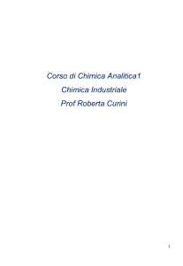 DISPENSE CHIM ANALITICA I
