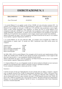 Esercitazione Oneri Pluriennali: OIC 24, IAS 38, SFAS 2