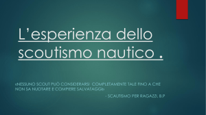 L’esperienza dello scoutismo nautico