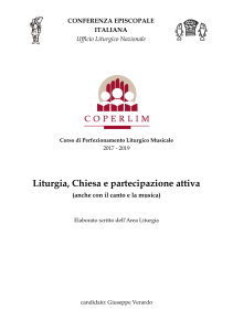 Liturgia, Chiesa e partecipazione attiva (Verardo)