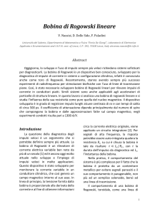 Bobina di Rogowski Lineare: Analisi e Applicazioni