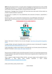 Guida C# per principianti: ABC# e Programmare in C# 6