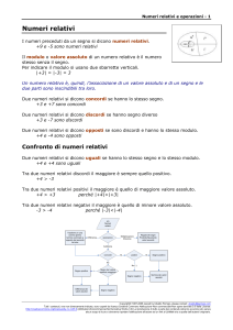Numeri Relativi e Operazioni: Guida Completa