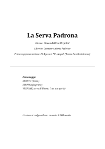 G.B.Pergolesi - La serva padrona