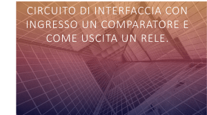 Circuito Comparatore e Relè: Progetto Elettronico