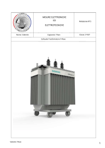 Collaudo Trasformatore Trifase: Misure Elettriche ed Elettrotecniche
