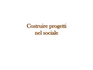 Costruire Progetti nel Sociale: Guida e Metodologie