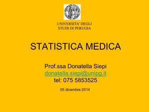 Statistica Descrittiva: Indici di Variabilità
