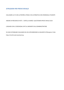 ISTRUZIONI PER PROVE INVALSI 2019