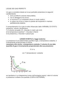 LEGGE DEI GAS PERFETTI