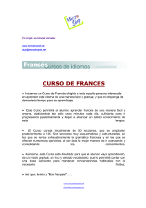 Curso de Francés para Principiantes: Aprende Francés Fácilmente