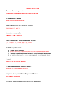 Domande di Fisiologia: Test di Conoscenza