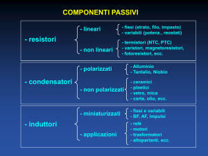 Componenti Passivi: Resistori, Condensatori, Induttori