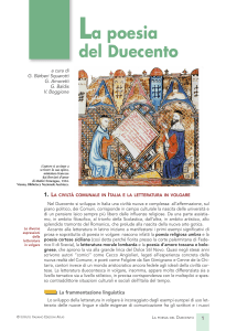 Poesia del Duecento: Antologia di letteratura italiana