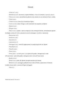 Glossario storia dell'arte