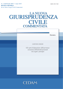 Atti di Disposizione e Identità Personale: Analisi Giuridica