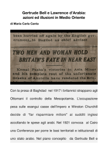 Gertrude Bell e Lawrence d'Arabia: azioni e illusioni in Medio Oriente