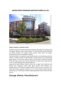 JIAXING RIZEN HARDWARE MANUFACTURING CO,.LTD