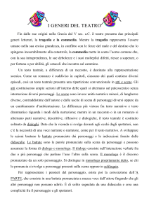 Generi Teatrali: Tragedia e Commedia - Analisi del Testo