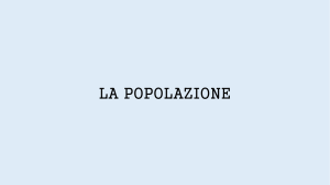 AFRICA popolazione