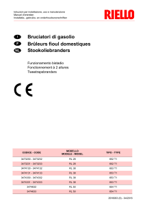 riello libretto installatore rl 28 38 50 2916063 8 it fr nl  rev8